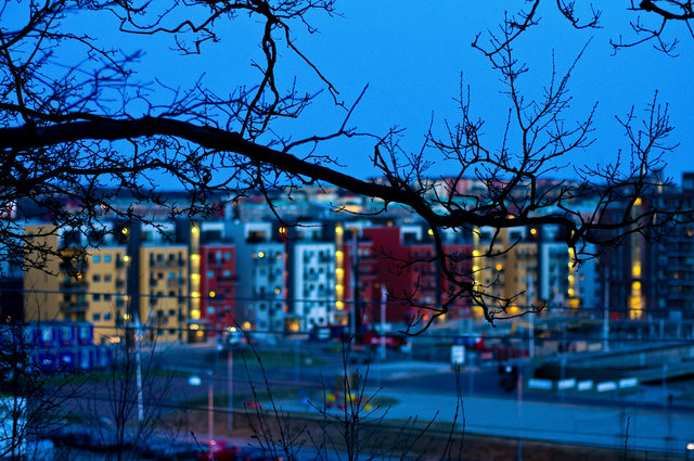 Eriksberg en vÃ¥rkvÃ¤ll, apr 2011